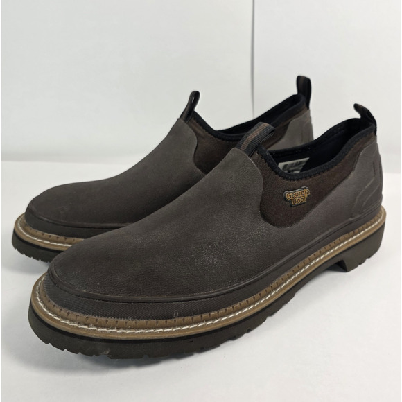 Georgia Boot Men's Size 13M Romeo Waterproof GR114 Oxford Brown work boot - Picture 1 of 10